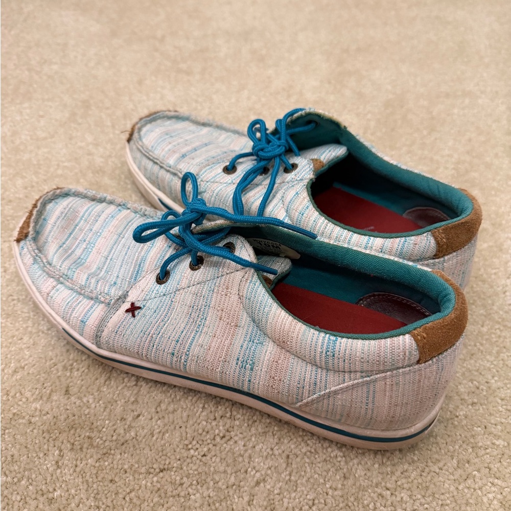 Twisted X Blue and White Women's Shoes